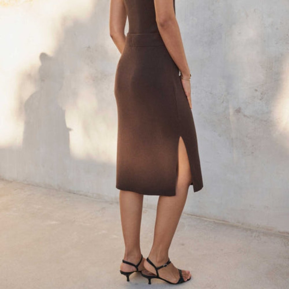 AYR The Curator Skirt Sicilian Umber, Small, NWOT